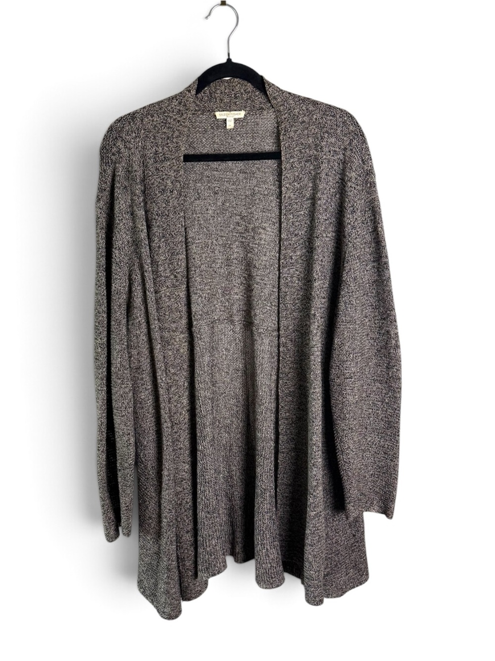 Eileen Fisher Neutral Brown Linen Cardigan 3X F1MTL-2